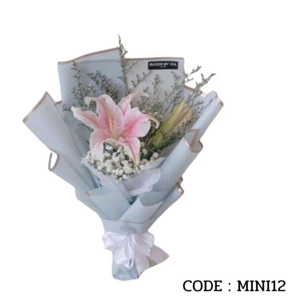 MINI12 ช่อดอกลิลลี้ แซม ยิบโซ