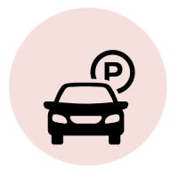 ข้างร้านมีที่จอดรถ ไม่ต้องเสี่ยงโดนล็อคล้อ