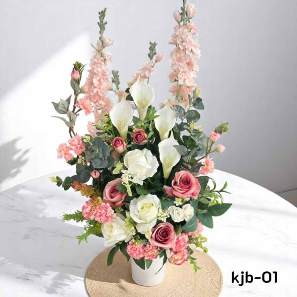 kjb-01-แจกันดอกไม้ประดิษฐ์
