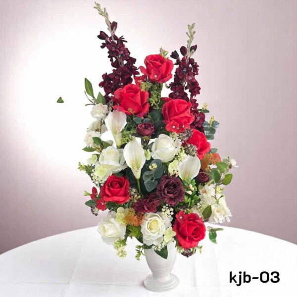 kjb-03-แจกันดอกไม้ประดิษฐ์