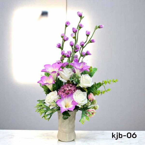 kjb-06-แจกันดอกไม้ประดิษฐ์