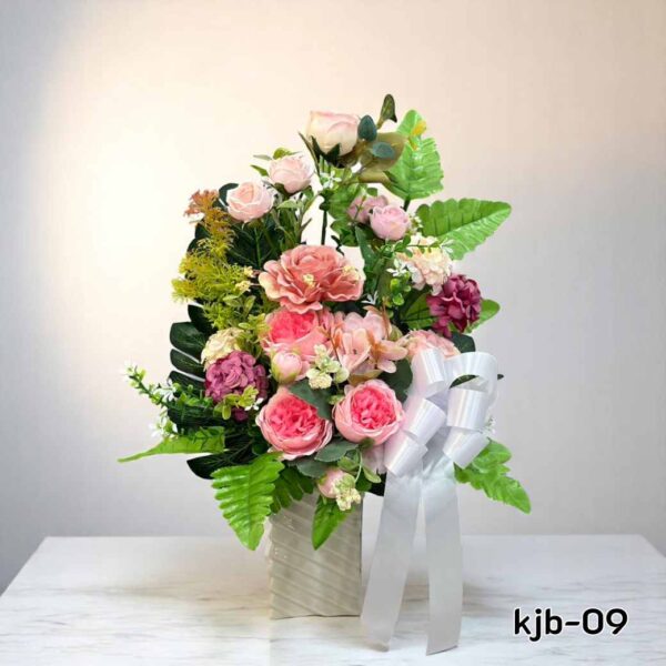 kjb-09-แจกันดอกไม้ประดิษฐ์