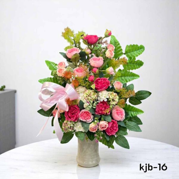 kjb-16-แจกันดอกไม้ประดิษฐ์