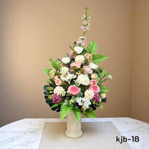kjb-18-แจกันดอกไม้ประดิษฐ์