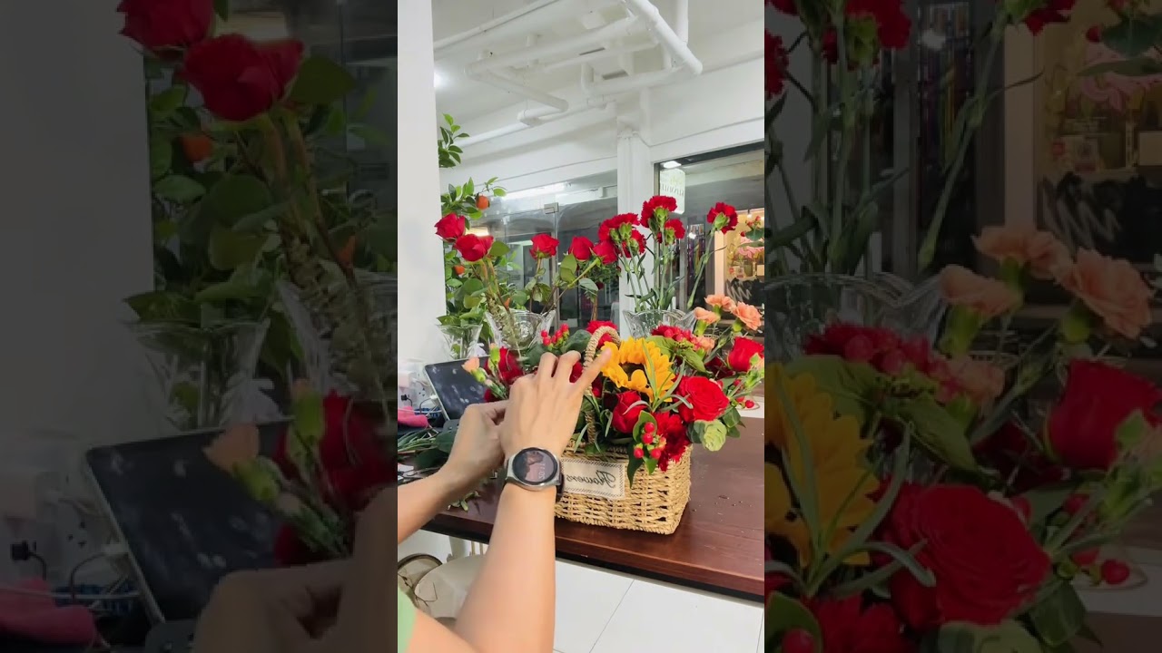 ตระกร้าดอกไม้