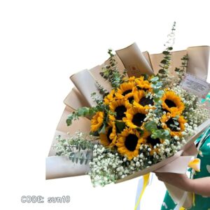 Golden Bloom Bouquet – ช่อทานตะวันฟูแน่น